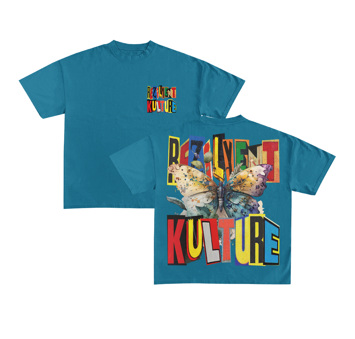 RYR CYAN TEE