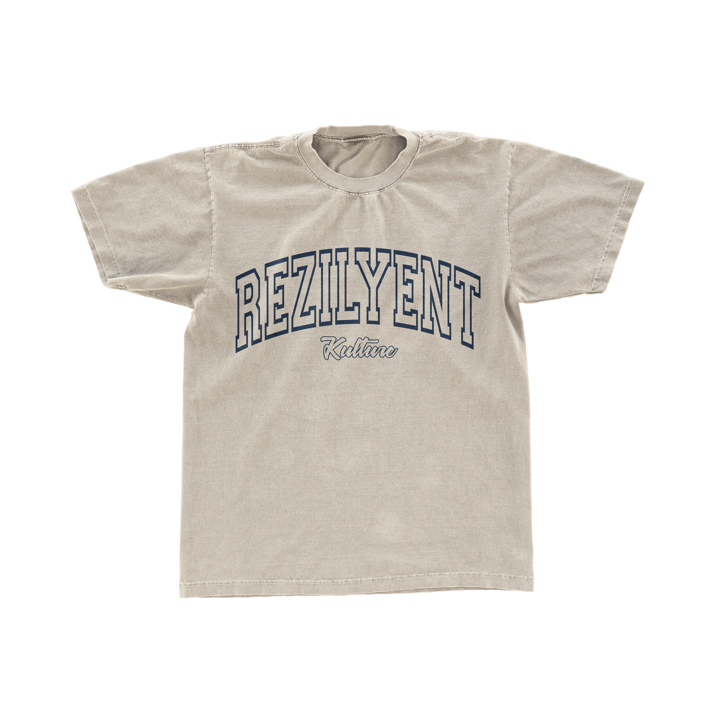 CREAM COLLEGIATE TEE